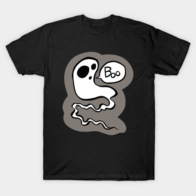 Fancy Tailed Ghost T-Shirt by westinchurch